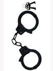 Double Lock Police Style Handcuffs Black
