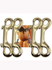 Nickel Plated Snap Hooks 4 Pack