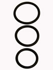 Rubber Cock Rings 3 Pack
