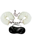 Dominant Submissive Collection Love Cuffs - White