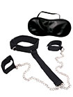 Dominant Submissive Collection 2 Cuffs & Collar - Black